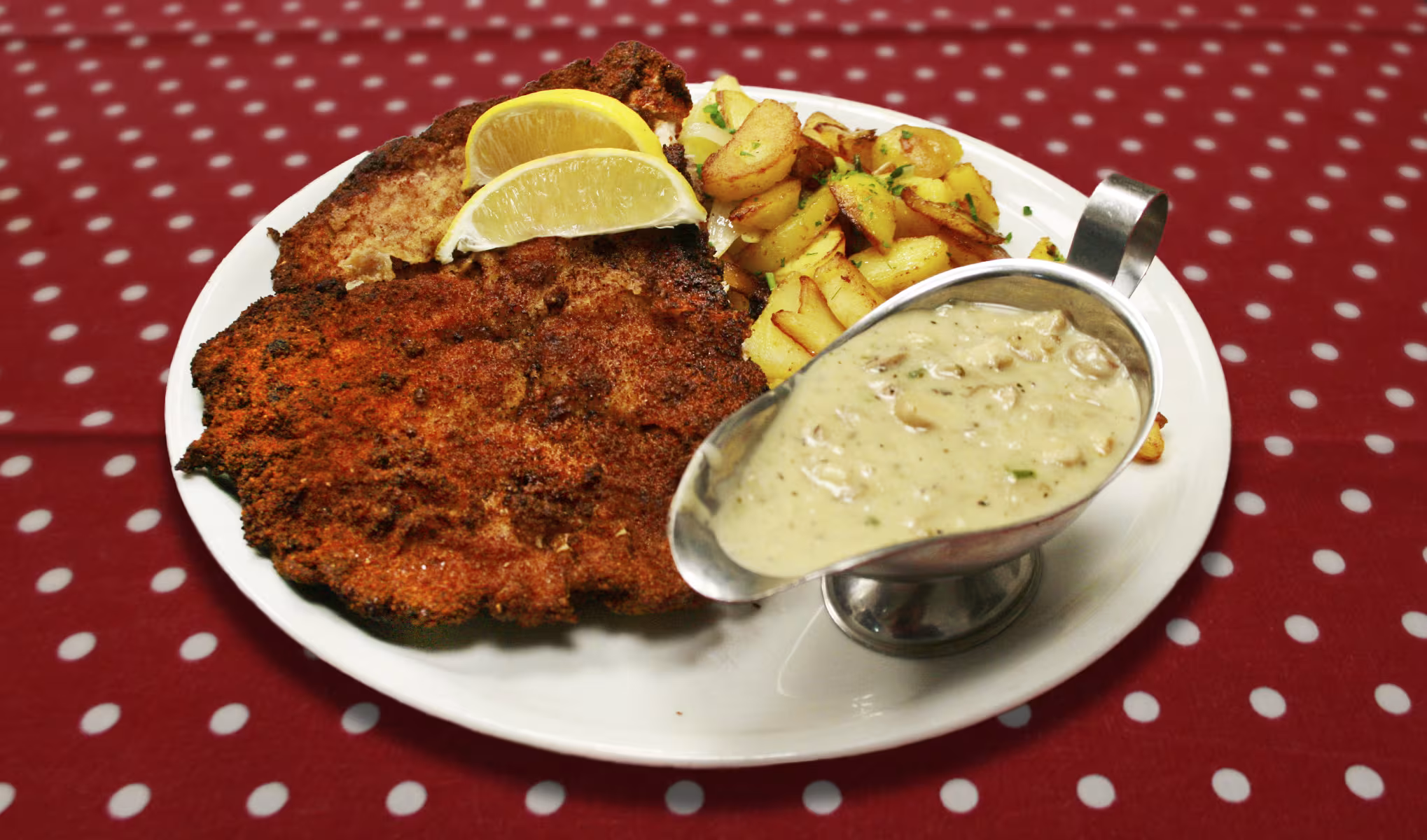 Schnitzel Hubertus