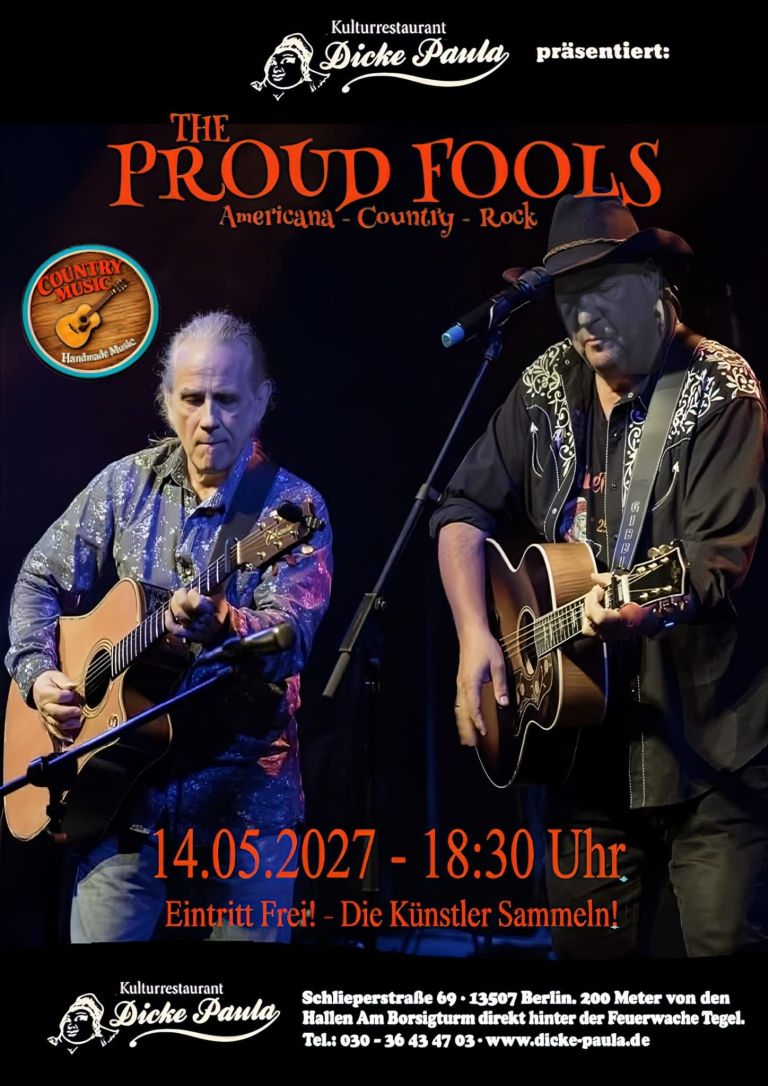 The Proud Fools – 14.05.2027 – Dicke Paula Berlin