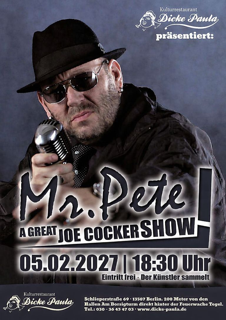 Mr. Pete – 05.02.2027 – Dicke Paula Berlin