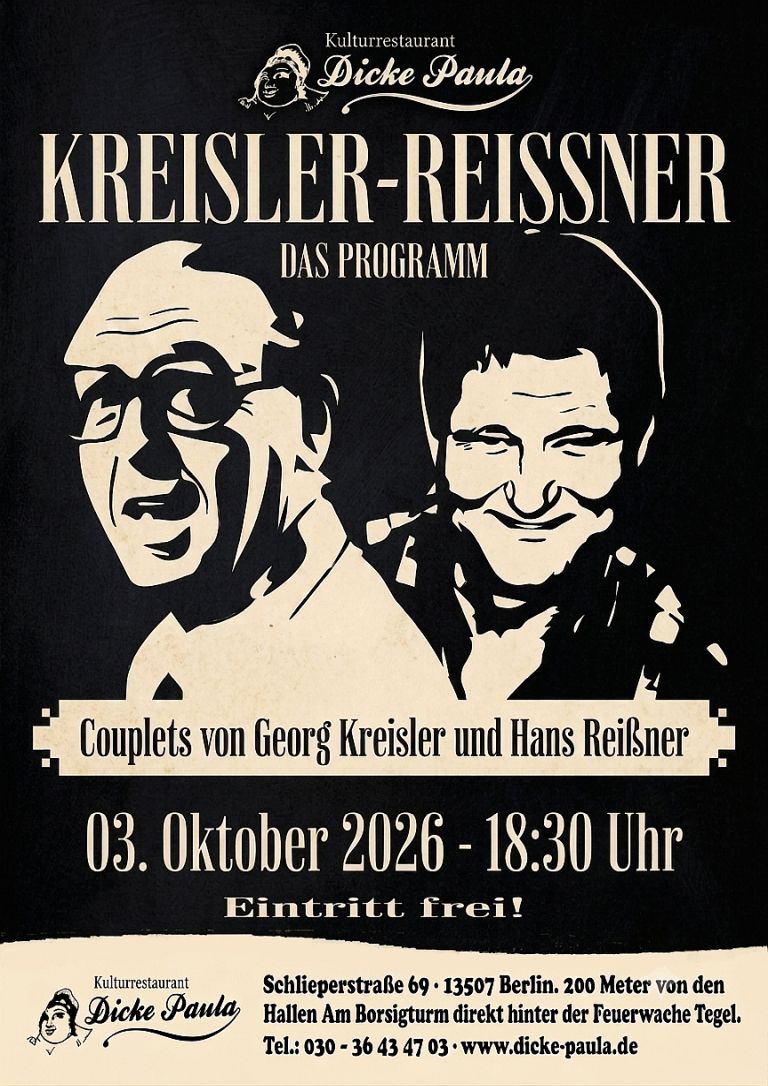 DP Plakat Kreisler Reissner 2026