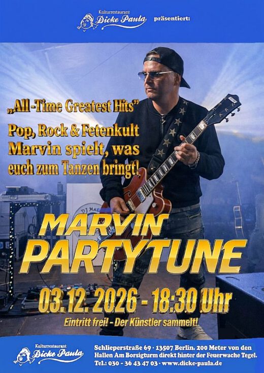 DP Plakat Marvin Partytune 03 12