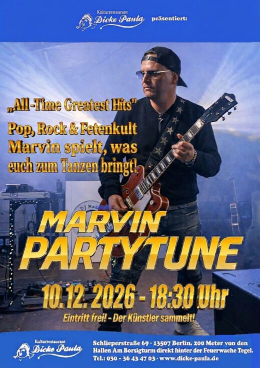 DP Plakat Marvin Partytune 10 12