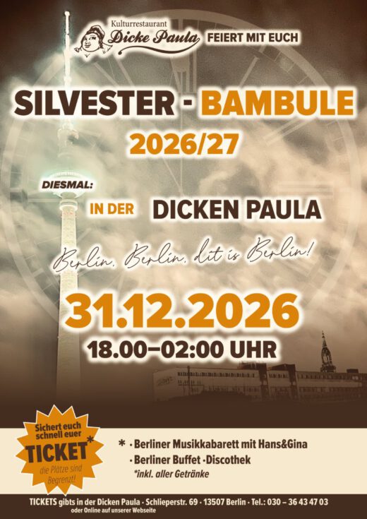 DP Plakat Silvester 2026 27