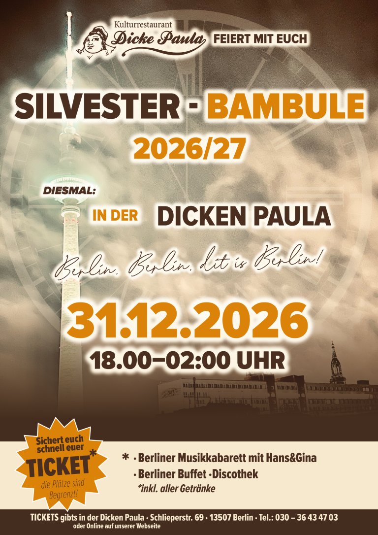 DP Plakat Silvester 2026 27